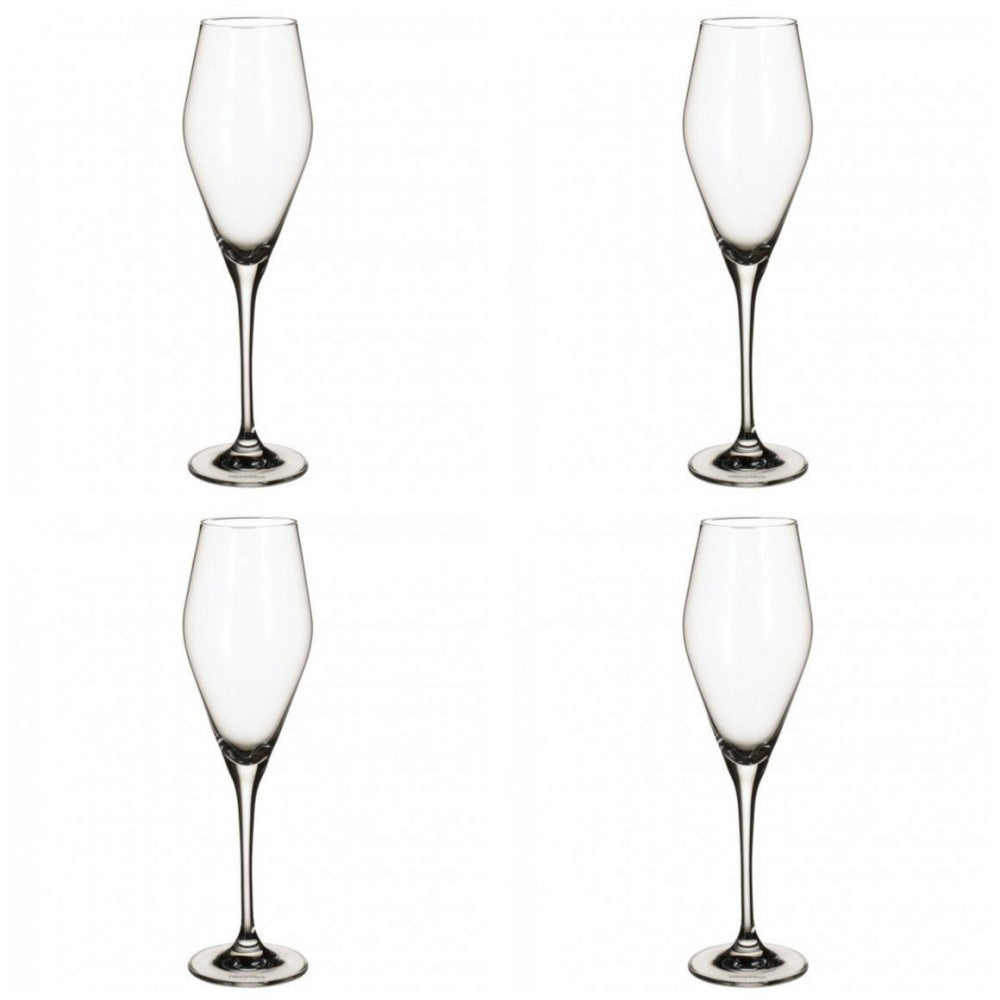 Villeroy and Boch La Divina Champagne Flute Set of 4