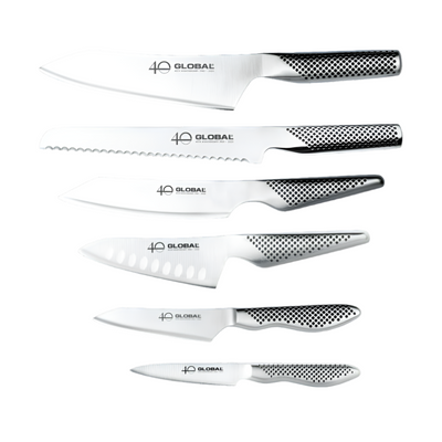 Global 40th Anniversary 7 Piece Knife Block Set: G-52AN7-A