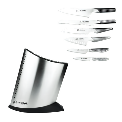 Global 40th Anniversary 7 Piece Knife Block Set: G-52AN7-A