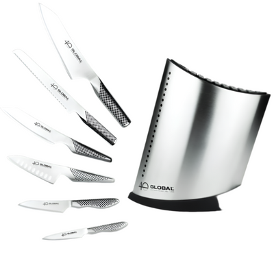 Global 40th Anniversary 7 Piece Knife Block Set: G-52AN7-A