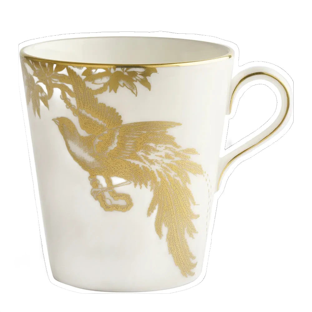 Royal Crown Derby Aves Gold Motif Mug / Beaker 300ml