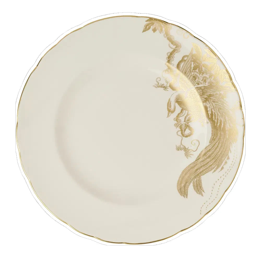 Royal Crown Derby Aves Gold Motif Salad Plate 21cm