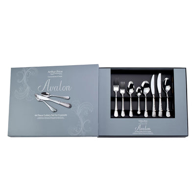 Arthur Price Avalon Stainless Steel 44 Piece Cutlery Set