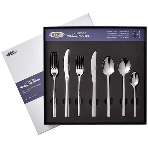 Stellar James Martin 44 Piece Cutlery Set: BJM58