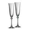 Galway Crystal Liberty Flute Pair