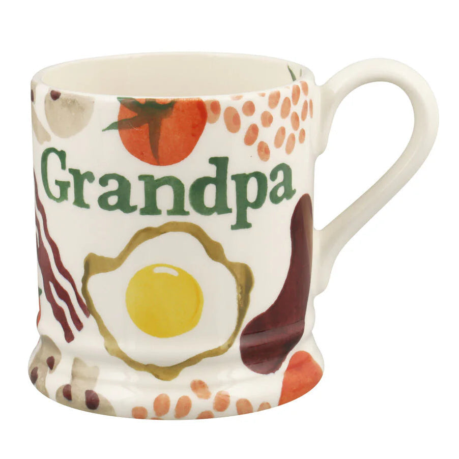 Emma Bridgewater Breakfast Grandpa 1/2 Pint Mug