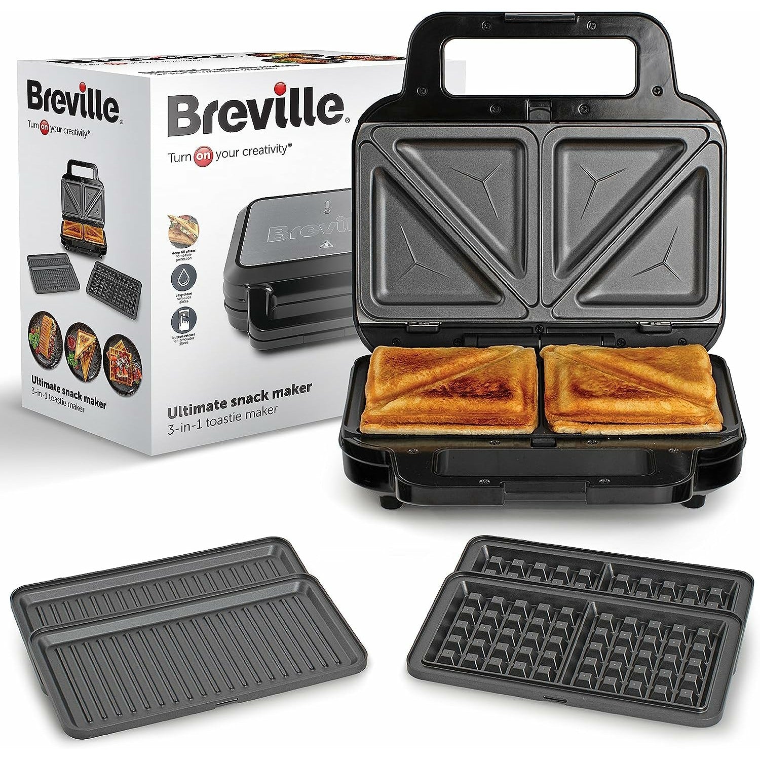 Breville 3 in 1 Ultimate Snack Maker: VST098