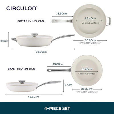 Circulon Halo LaserDefense™ Ceramic Non-stick 20cm Skillet