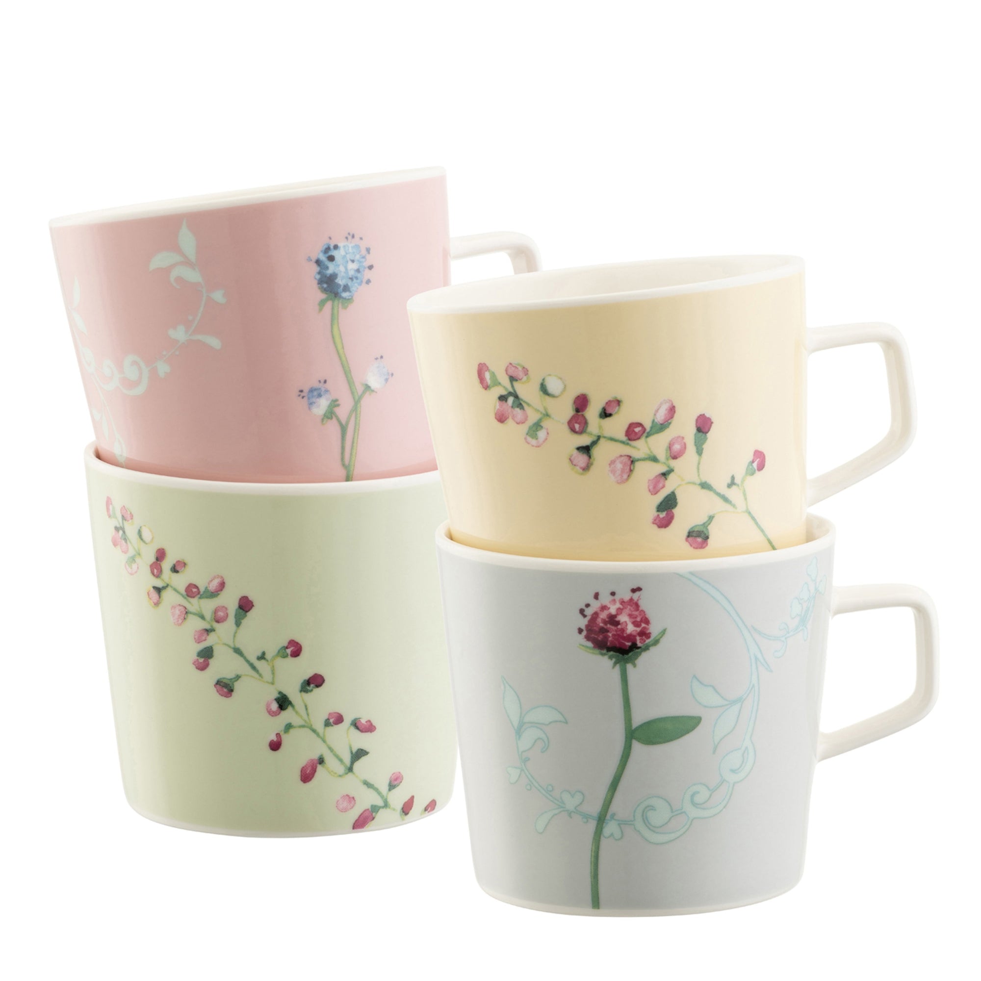 Aynsley Camille Pastel Mugs Set of