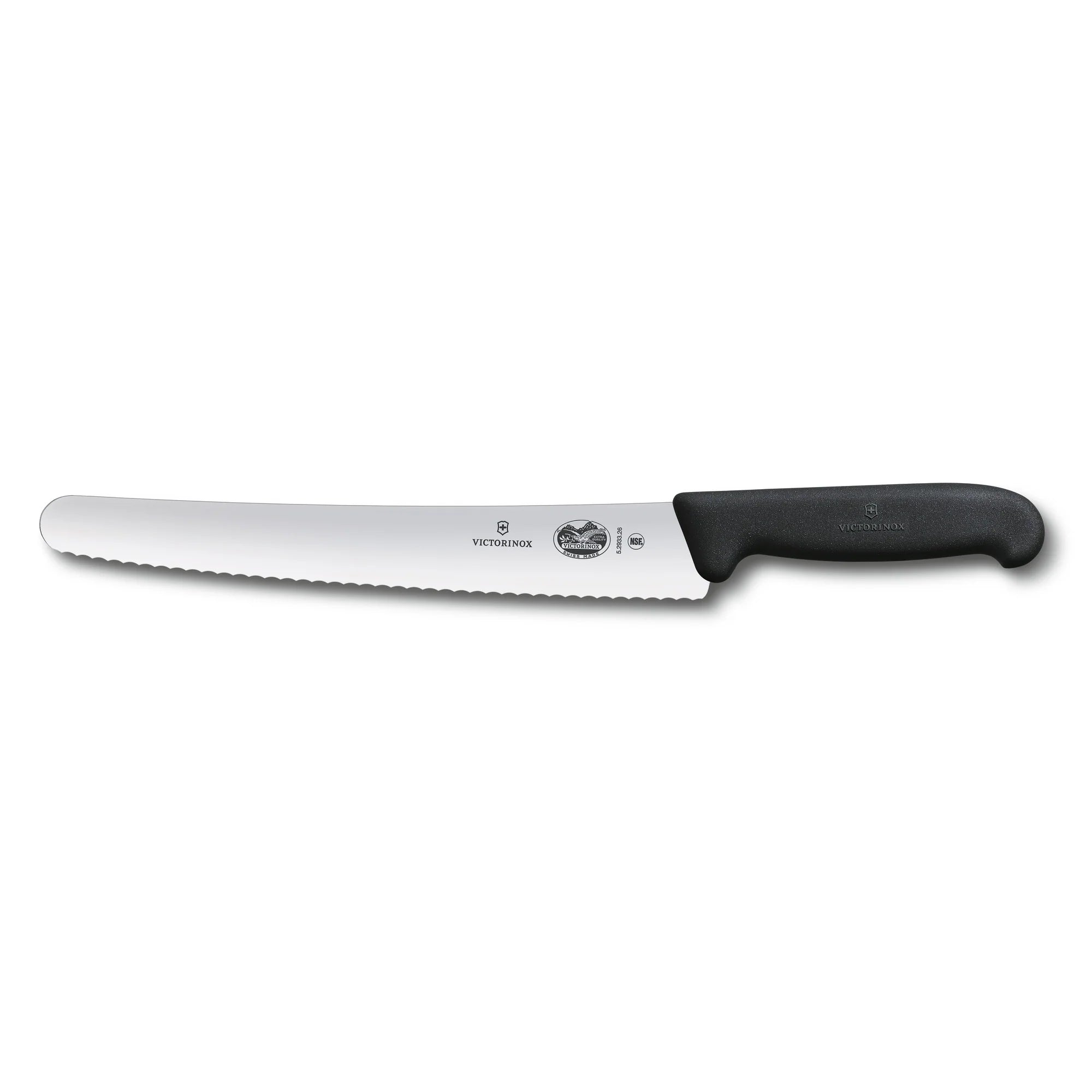 Victorinox Swiss Pastry Knife Serrated Edge 26cm Fibrox Black 5.2933.26