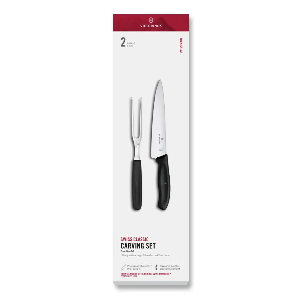 Victorinox Swiss Classic Carving Set Black
