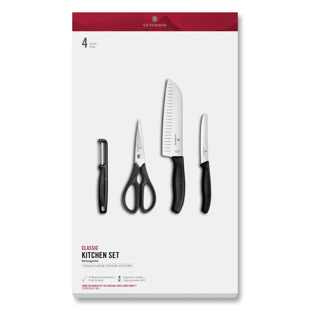 Victorinox Swiss Classic 4 Piece Kitchen Set Black