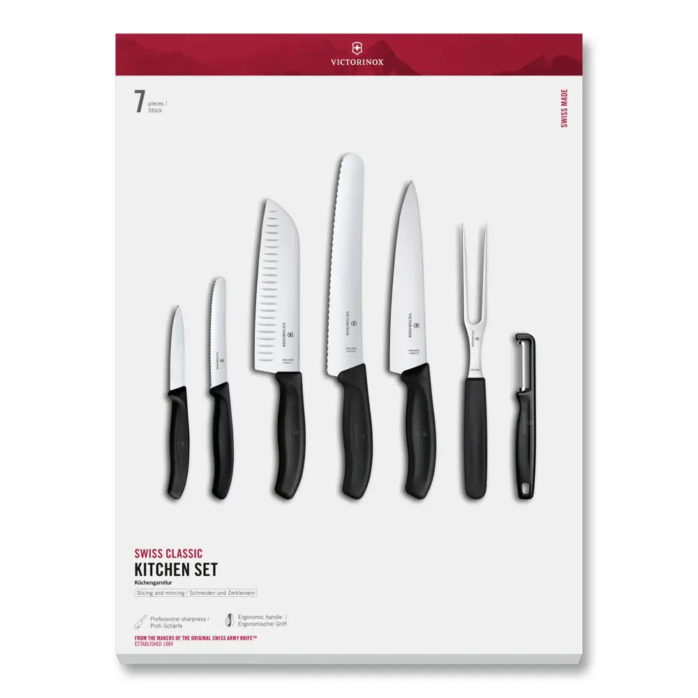 Victorinox Swiss Classic 7 Piece Kitchen Set Black