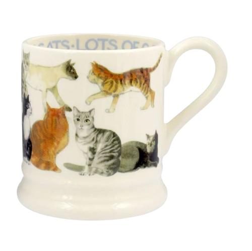 Emma Bridgewater Cats - Cats All Over 1/2 Pint Mug