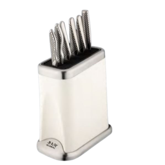 Global TSUCHI 7 Piece Knife Block Set  G-EARTH7B