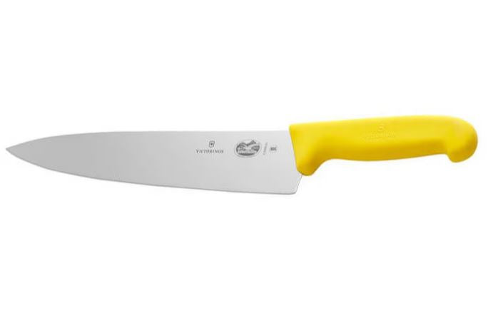 Victorinox Swiss Chefs Knife 25cm Fibrox Yellow 5.2008.25