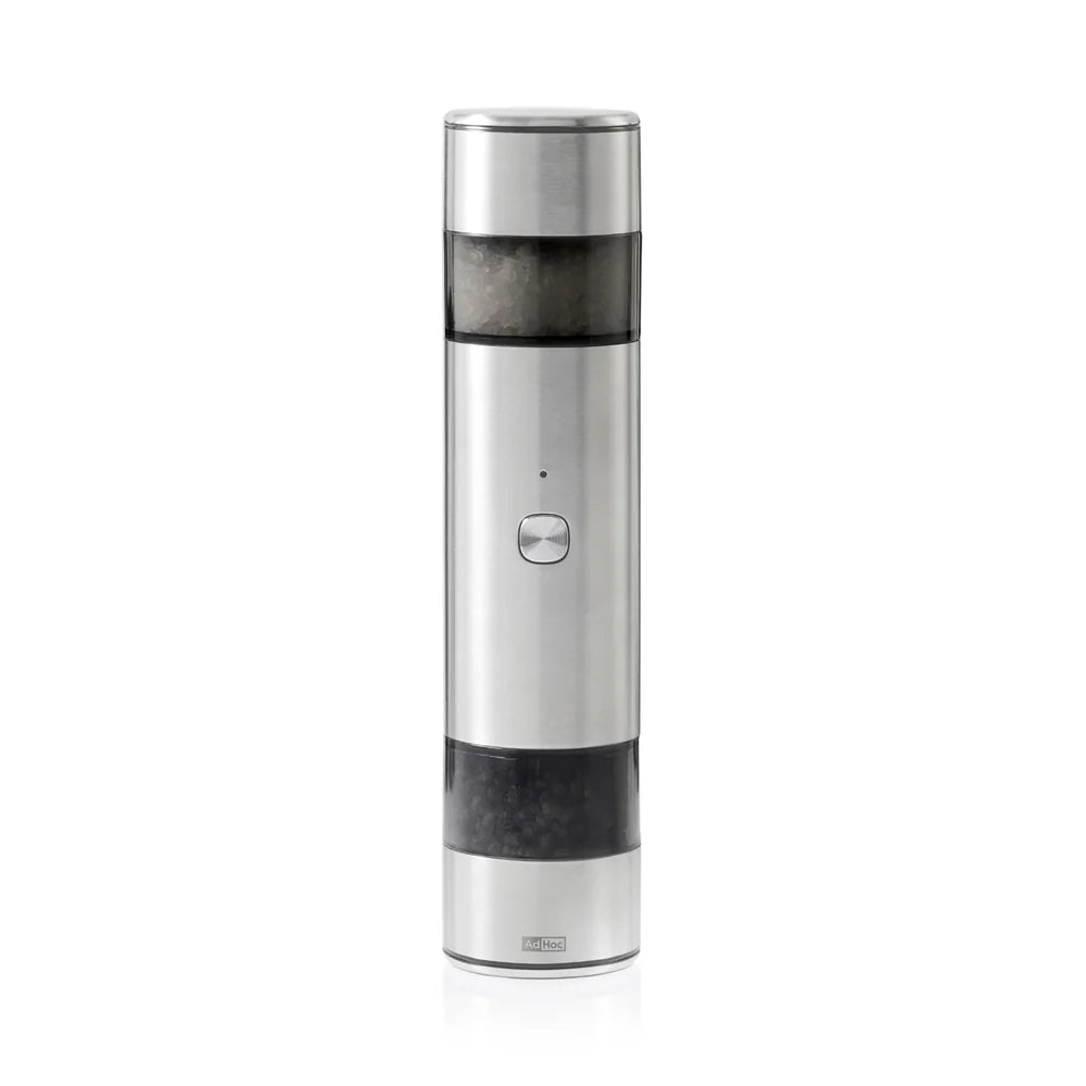 AdHoc i.Mill Duo Electric Pepper and Salt double mill Stainless Steel EP142