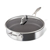 Circulon ScratchDefense 3 ply Clad 30cm Stainless Steel Non Stick Frying Pan + Glass Lid