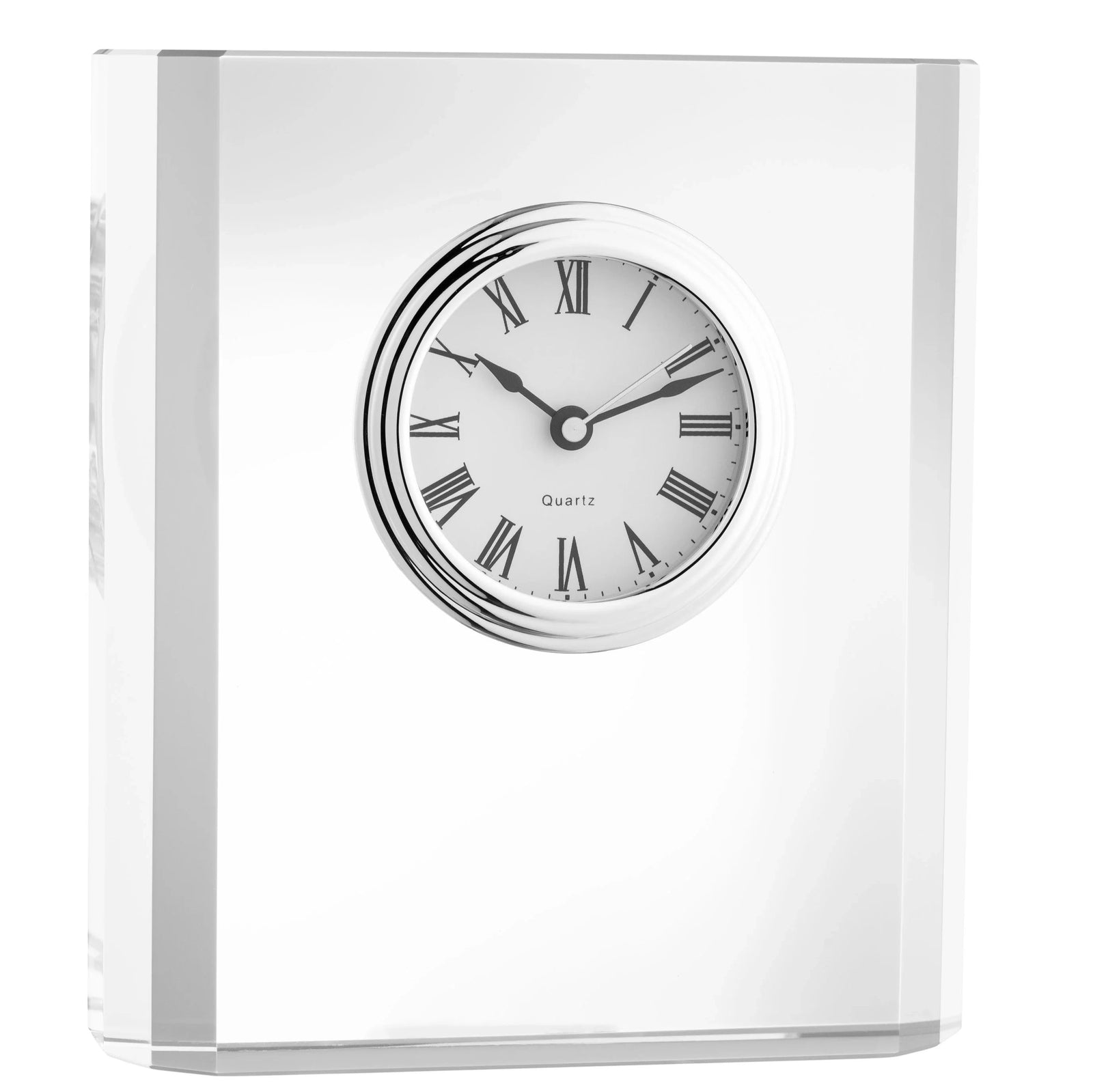 Galway Crystal Large Mantel Clock