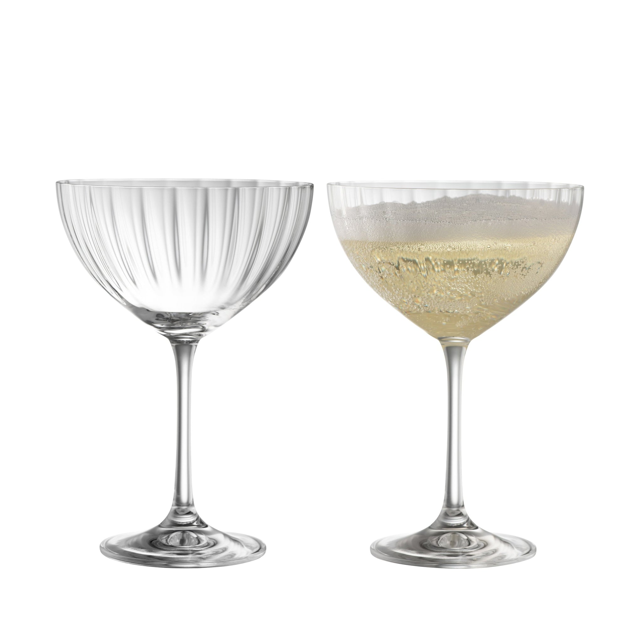 Galway Living Erne Saucer Champagne Pair