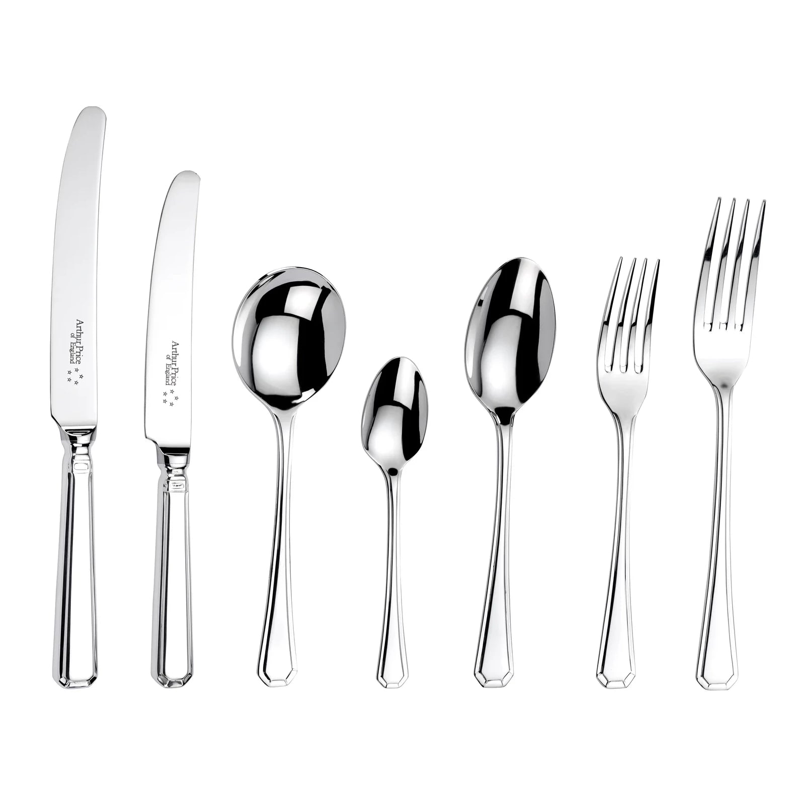 Arthur Price Sovereign Stainless Steel Grecian 44 Piece Gift Set