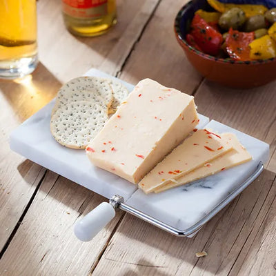 Judge Marble Cheese Board & Cutter H359