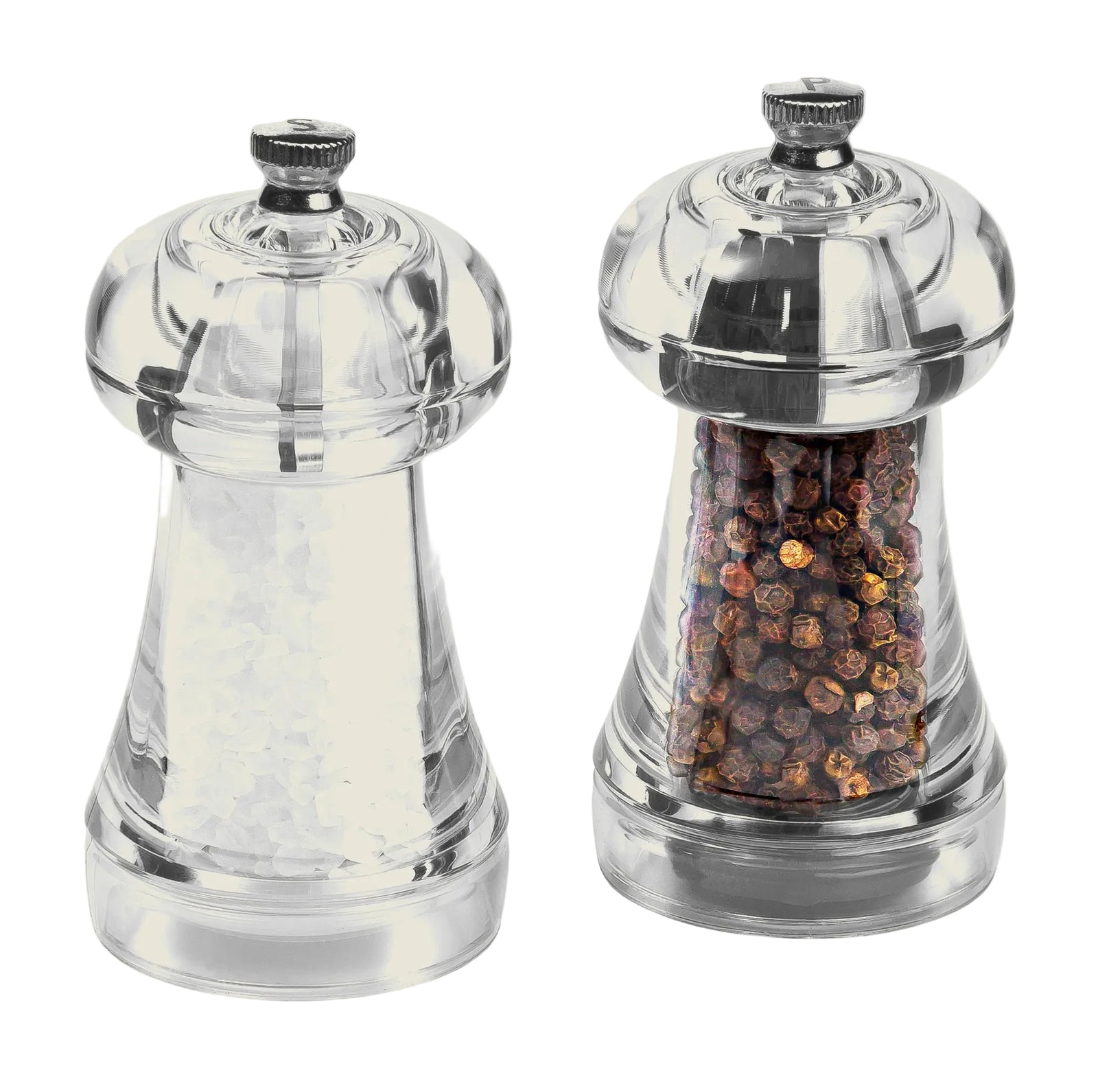 Cole & Mason Everyday Salt & Pepper Mill Set Acrylic 110mm