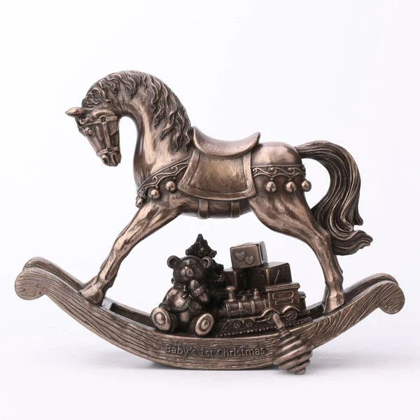 Genesis Bronze - Baby's 1st Christmas Rocking Horse: VV018
