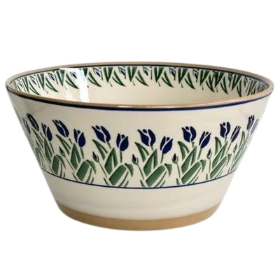 Nicholas Mosse Blue Blooms - Large Angled Bowl
