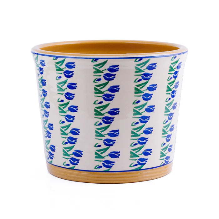 Nicholas Mosse Blue Blooms - Large Cache Pot