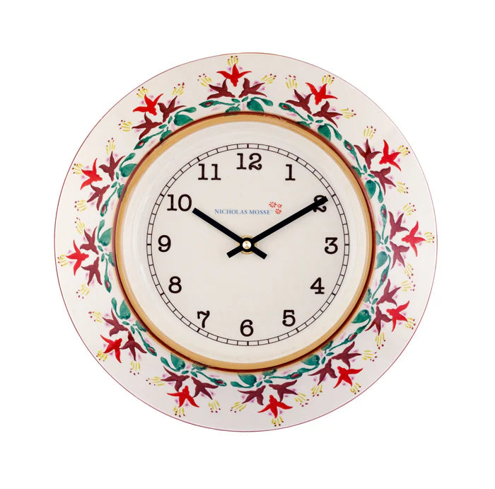 Nicholas Mosse Fuchsia - Large Wall Clock