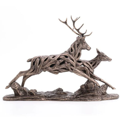 Genesis Bronze - Driftwood Running Deer: VV003