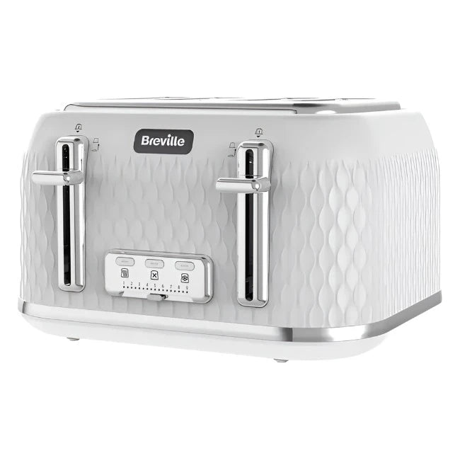Breville Curve White & Chrome 4 Slice Toaster: VTT911