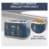 Breville Obliq 4-Slice Toaster - Navy & Gold: VTT996