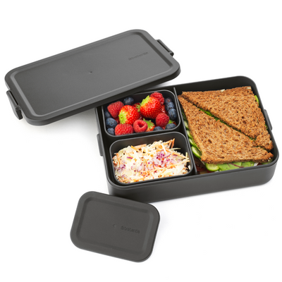 Brabantia Make & Take Lunch Box Bento, Large - Dark Grey