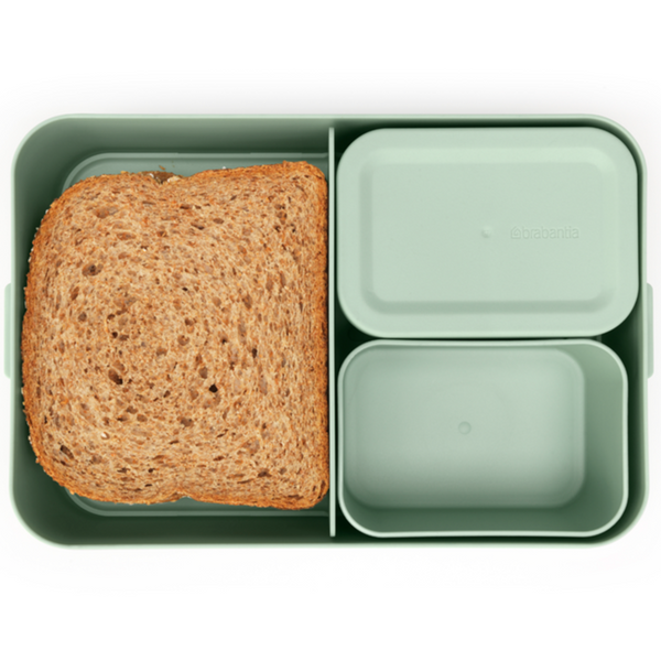 Brabantia Make & Take Lunchbox - Large - Kunststof - Donker Grijs - De Boer Brabantia Make & Take Lunchbox - Large - Kunststof - Donker Grijs - De Boer