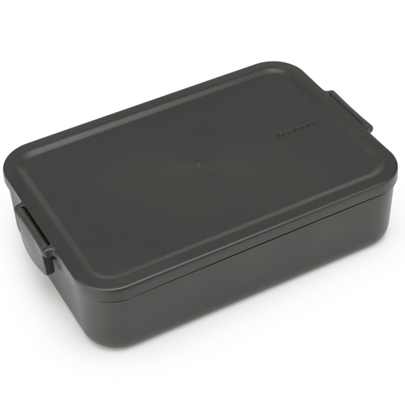 Brabantia Make & Take Lunch Box, Large - Dark Grey