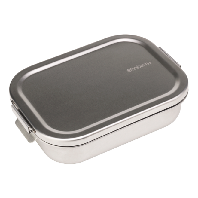 Brabantia Make & Take Lunch Box, Medium - Matt Steel