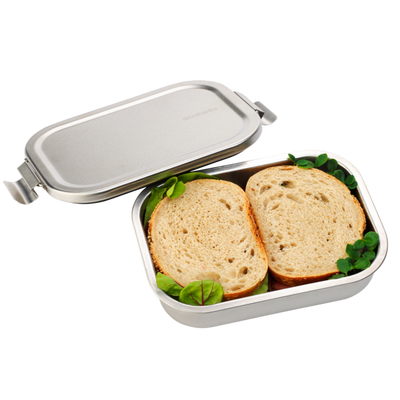 Brabantia Make & Take Lunch Box, Medium - Matt Steel