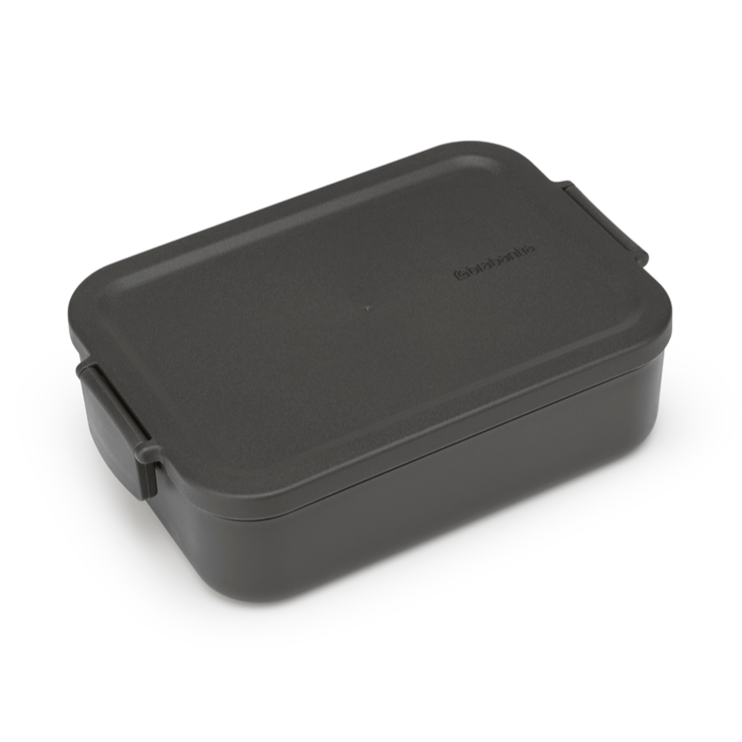 Brabantia Make & Take Lunch Box, Medium - Dark Grey