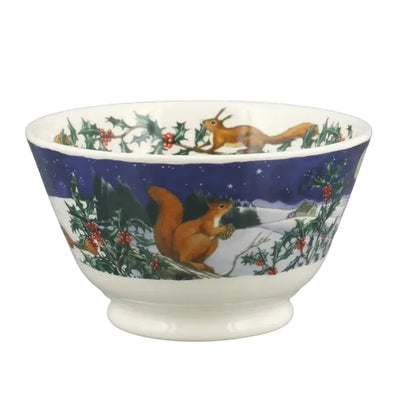 Emma Bridgewater Midnight Squirrel Small Old Bowl