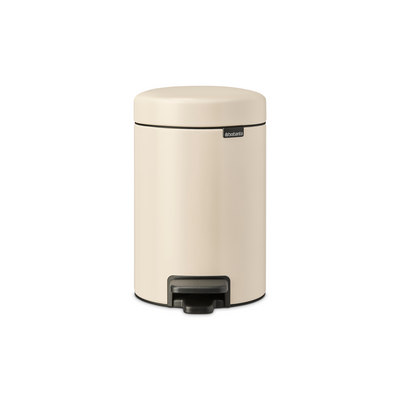 Brabantia NewIcon Pedal Bin 3 Litre - Soft Beige