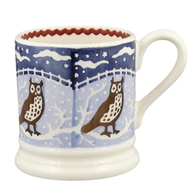 Emma Bridgewater Christmas Icons Owl 1/2 Pint Mug