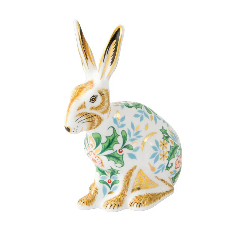 Royal Crown Derby Winter Hare