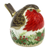 Royal Crown Derby Christmas Wreath Robin