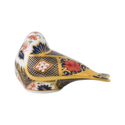 Royal Crown Derby Old Imari Solid Gold Band Goldfinch