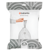 Brabantia PerfectFit Bags For newIcon, Code H (50 -60 litre), Dispenser Pack with 40 bags