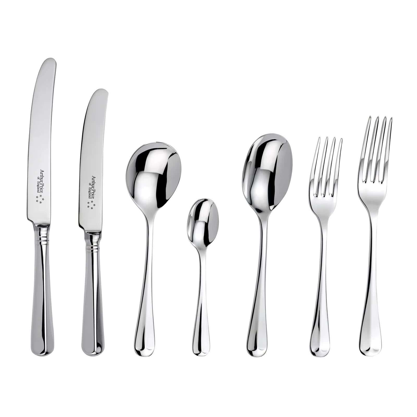 Arthur Price Sovereign Stainless Steel Rattail 44 Piece Gift Set