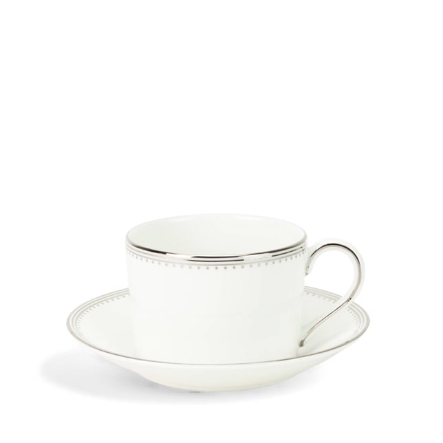 Wedgwood Vera Wang Grosgrain Teacup & Saucer