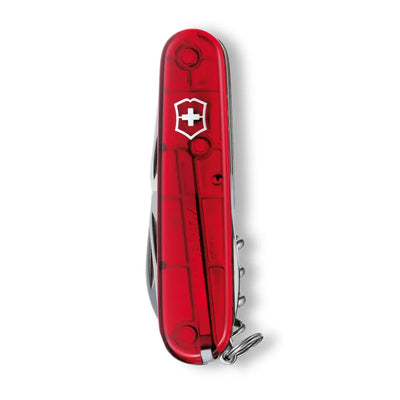 Victorinox Spartan Pocket Knife - Transparent Red